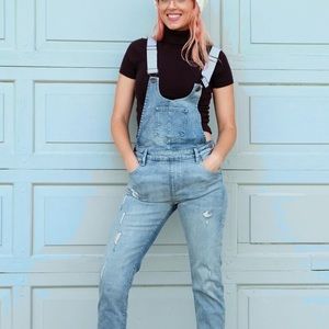 Overalls Denim Rachel Antonoff Betty and Veronica Comic Stripe size M…RA…